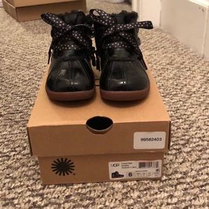 Ugg patent leather toddler boot